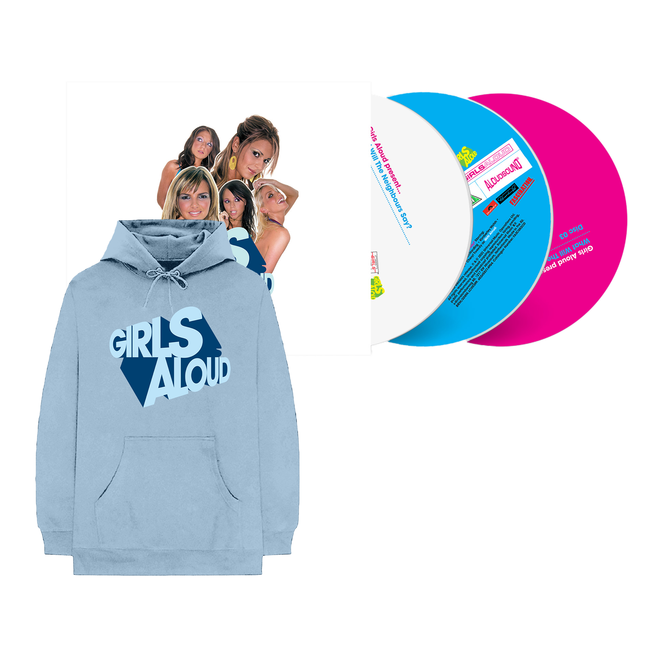 What Will The Neighbours Say? 3CD & Logo Hoodie