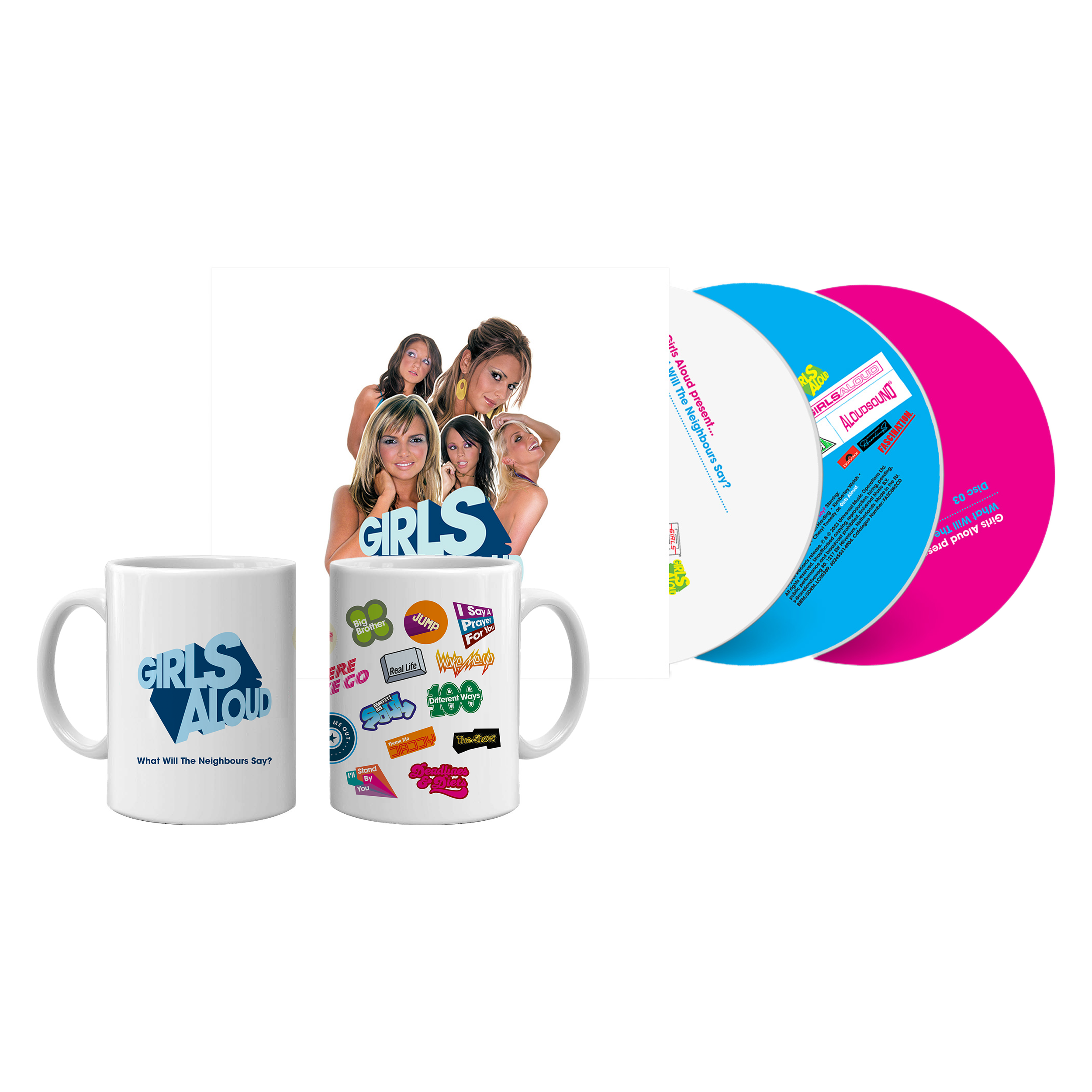 What Will The Neighbours Say? 3CD & Logos Mug