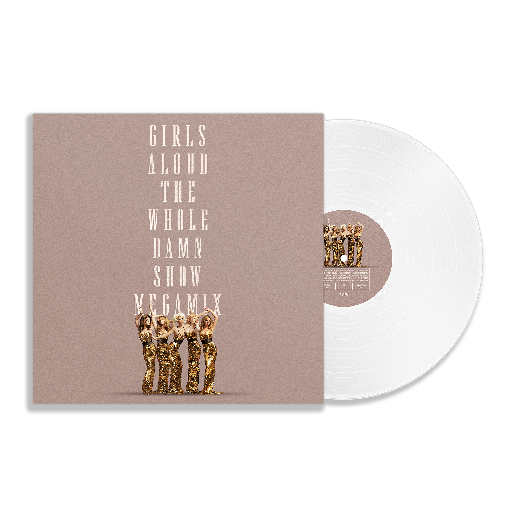 Girls Aloud - The Whole Damn Show - Megamix: Limited Ultra Clear Vinyl LP