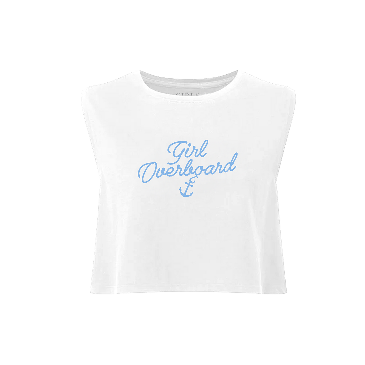 Girls Aloud - Girl Overboard White Cropped Tank