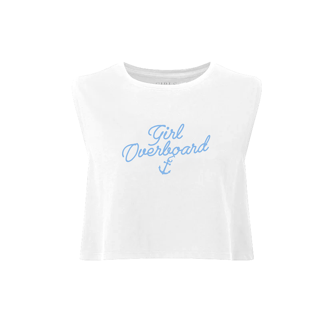 Girls Aloud - Girl Overboard White Cropped Tank
