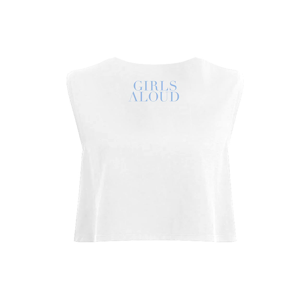 Girls Aloud - Girl Overboard White Cropped Tank