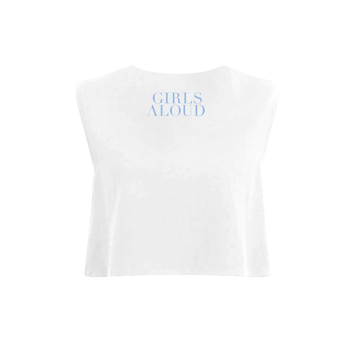 Girls Aloud - Girl Overboard White Cropped Tank
