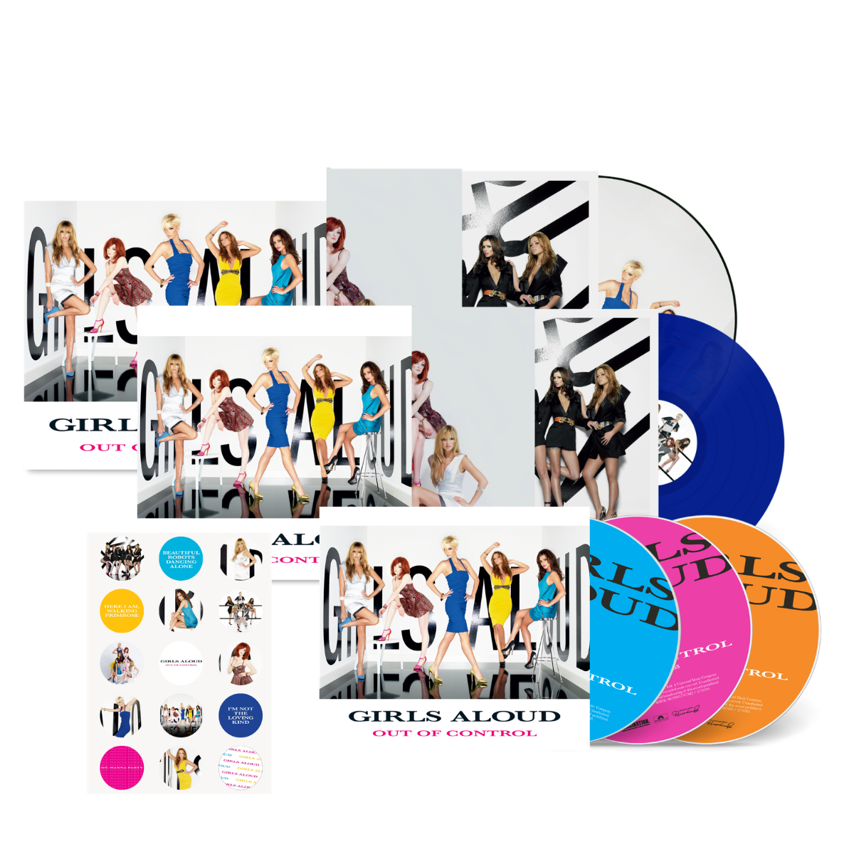 Out Of Control: Picture Disc + Blue Colour Vinyl LP + 3CD + Stickers