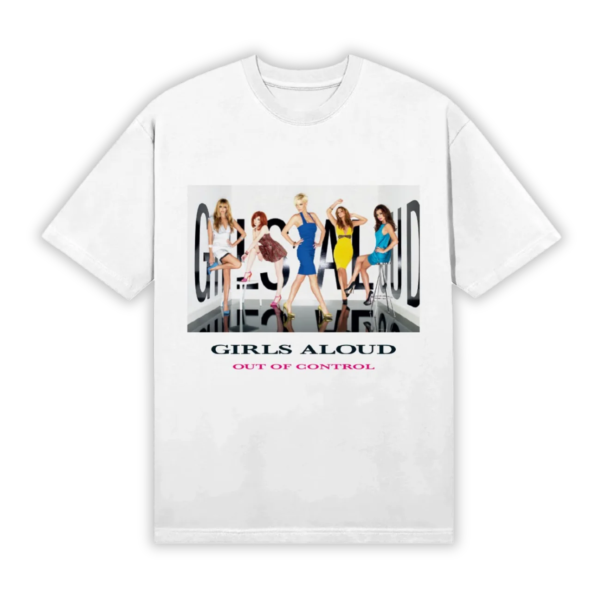 Girls Aloud - Out Of Control Tracklist T-shirt