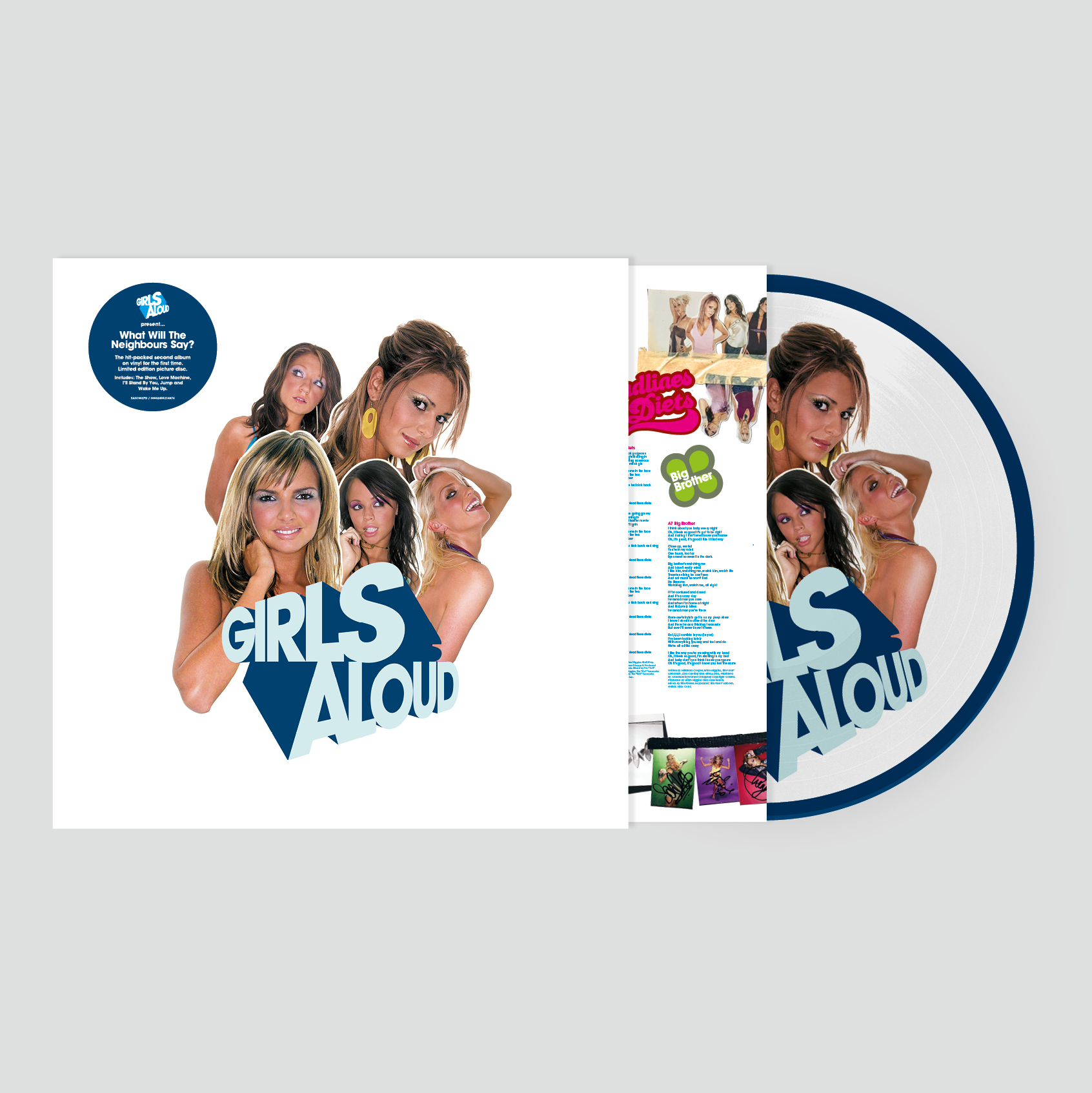 What Will The Neighbours Say? Limited Picture Disc Vinyl &  Love Machine Artwork Tee